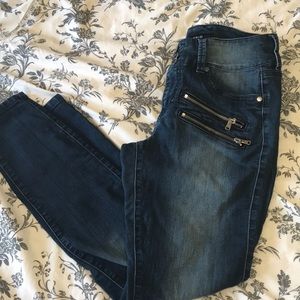 Torrid Sz 10 R zipper skinny jeggings jeans